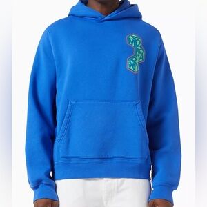 SOLD // MADHAPPY Unisex Cube Hoodie in Cotton Fleece Clemantis